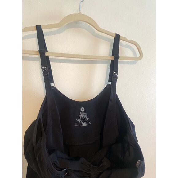 Kindred Bravely Simply Sublime Maternity & Nursing Tank Black Size L - Picture 4 of 5